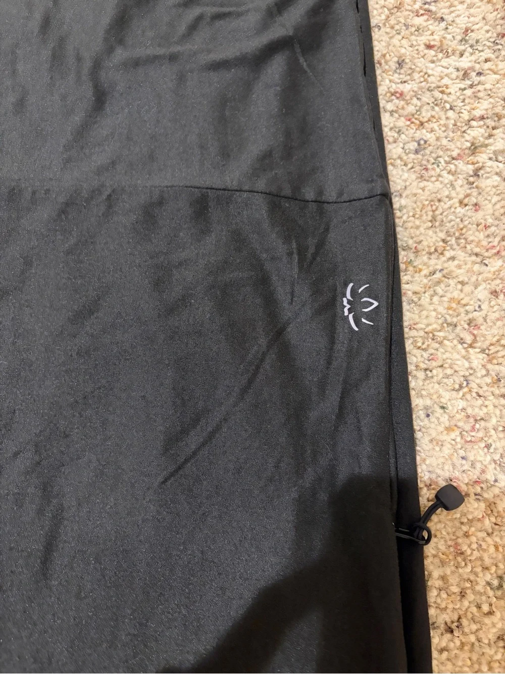 Beyond Yoga Black Pocket Infinity Wrap Scarf Active Athletic Running One Size